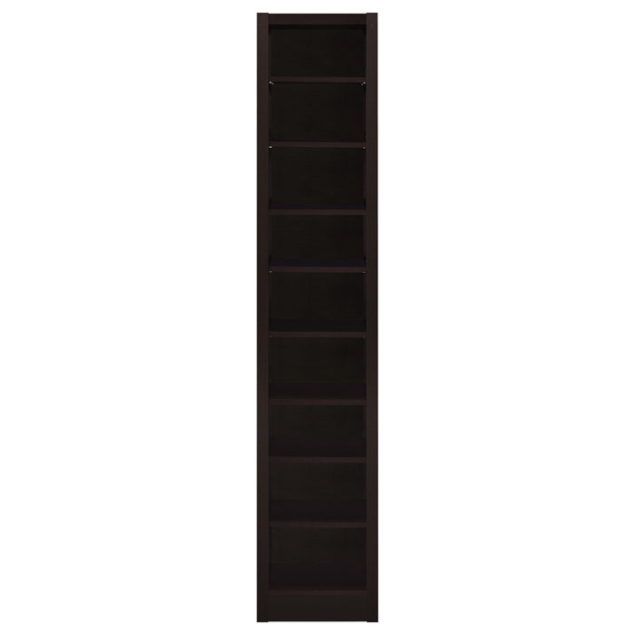 Eliam 71-inch 8-shelf Bookcase Cappuccino