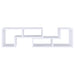 Velma Multipurpose TV Stand and Bookshelf White