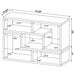 Velma Multipurpose TV Stand and Bookshelf White