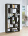 Corey 71-inch 8-shelf Bookshelf Weathered Grey