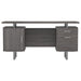 Lawtey 60-inch 2-drawer Office Computer Desk Weathered Grey