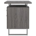 Lawtey 60-inch 2-drawer Office Computer Desk Weathered Grey
