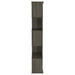 Joey 71-inch 5-shelf Bookshelf Weathered Grey