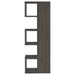 Joey 71-inch 5-shelf Bookshelf Weathered Grey
