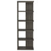 Harrison 71-inch 5-shelf Bookshelf Weathered Grey