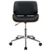 Addington Upholstered Adjustable Office Desk Chair Black