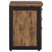 Estrella 3-drawer Home Office File Cabinet Rustic Nutmeg
