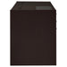 Halston 47-inch 2-drawer Office Desk with Cabinet Cappuccino