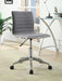 Chryses Upholstered Adjustable Home Office Desk Chair Grey