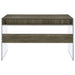 Dobrev 48-inch 2-drawer Writing Desk Weathered Grey