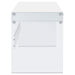 Dobrev 48-inch 2-drawer Writing Desk White High Gloss