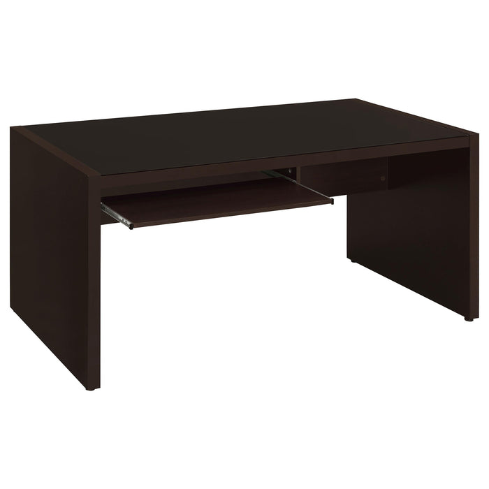 Skeena 3-piece Home Office Computer Desk Set Cappuccino