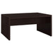 Skeena 3-piece Home Office Computer Desk Set Cappuccino