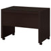Skeena 35-inch Home Office Mobile Return Desk Cappuccino