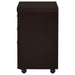 Skeena 3-drawer Mobile Office Storage Cabinet Cappuccino