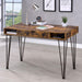Olvera 47-inch 1-drawer Writing Desk Rustic Nutmeg