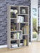 Theo 71-inch 7-shelf Bookshelf Grey Driftwood