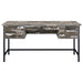Kemper 4-drawer Writing Desk Salvaged Cabin