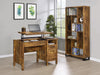 Delwin 71-inch 6-shelf Bookshelf Rustic Nutmeg