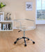 Amaturo Acrylic Adjustable Home Office Desk Chair Clear