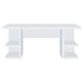 Alice 71-inch 4-shelf Engineered Wood Writing Desk White