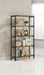 Analiese 63-inch 4-shelf Bookshelf Rustic Nutmeg