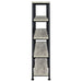 Analiese 63-inch 4-shelf Double Bookshelf Grey Driftwood