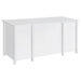 Dylan 60-inch 4-drawer Lift Top Office Desk White High Gloss