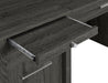 Dylan 60-inch 4-drawer Lift Top Office Desk Weathered Grey