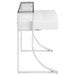 Gemma 48-inch 2-drawer Writing Desk White High Gloss
