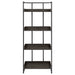 Ember 68-inch 4-shelf Bookshelf Dark Oak and Black