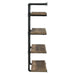 Elmcrest 24-inch 4-shelf Wall Bookshelf Rustic Oak