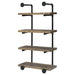 Elmcrest 24-inch 4-shelf Wall Bookshelf Rustic Oak
