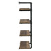 Elmcrest 24-inch 4-shelf Wall Bookshelf Rustic Oak