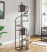 Roseglen 69-inch 8-shelf Staircase Bookshelf Rustic Brown
