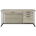 Loomis 60-inch 4-drawer Computer Desk Whitewashed Grey