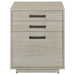 Loomis 3-drawer Home Office File Cabinet Whitewashed Grey