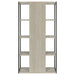 Loomis 72-inch 4-shelf Bookshelf Whitewashed Grey