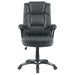 Nerris Upholstered Adjustable Home Office Desk Chair Grey