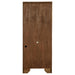Hartshill 78-inch 3-shelf Cabinet Bookcase Burnished Oak