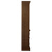Hartshill 78-inch 3-shelf Cabinet Bookcase Burnished Oak