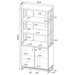 Millbrook 71-inch 2-door Storage Bookshelf Rustic Oak