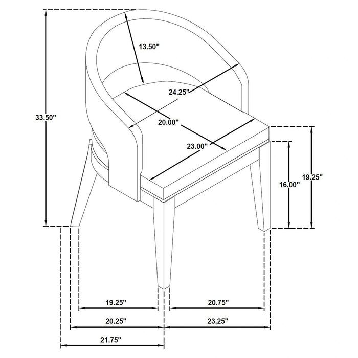 Leandro Dining Arm Chair