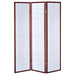 Katerina 3-Panel Room Divider Folding Shoji Screen Cherry