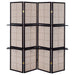 Iggy 4-Panel Room Divider Folding Shoji Screen Cappuccino