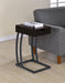 Troy 1-drawer C-Shaped Side Table Power Outlet Cappuccino