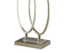 Izuku 29-inch Rectangular Shade Table Lamp Brush Nickel