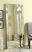 Barnett 30 x 70 Inch Full Length Floor or Wall Mirror Silver