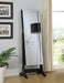 Cortez Cheval Mirror with Jewelry Storage Black