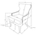 Trea Cowhide Print Upholstered Accent Chair Black and White